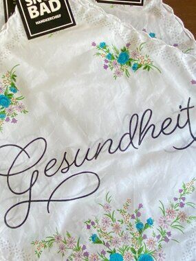 Gesundheit Handkerchief – 100% Cotton